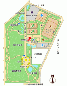 府中の森公園_map
